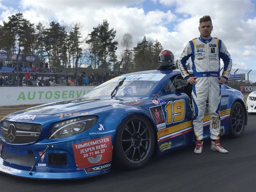 Nicolai er klar til race i Århus
(Foto: HM Racing)